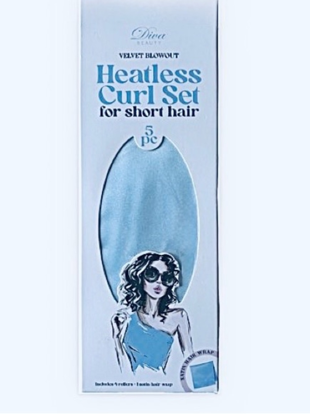 Diva Beauty Velvet Blowout Heatless Curl Set